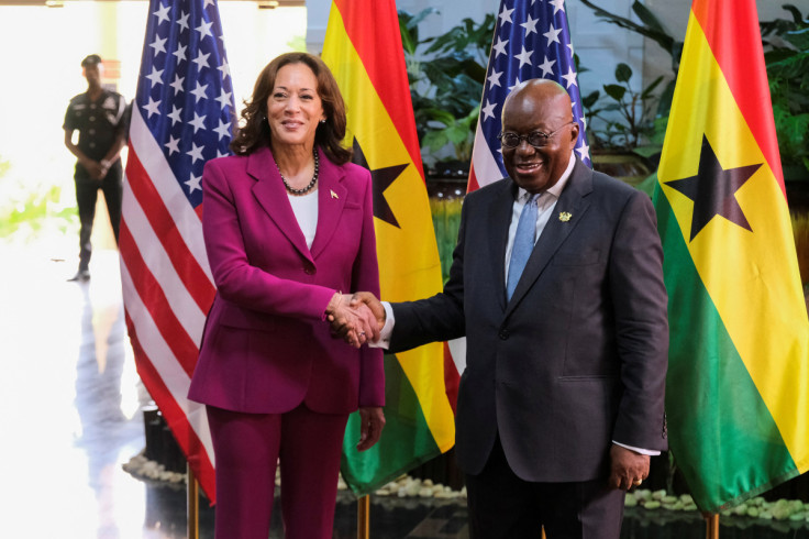 U.S. Vice President Kamala Harris visits Ghana