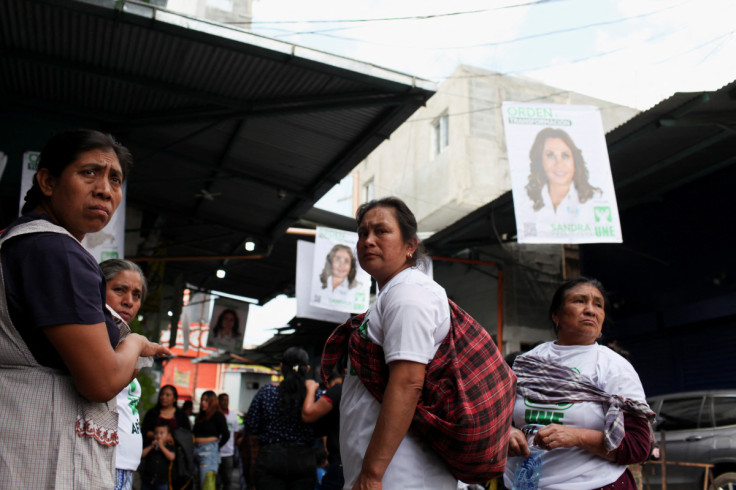 Kick off of presidential candidate Sandra Torres' campaign, in Guatemala City