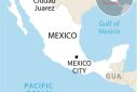 Map of Mexico showing Ciudad Juarez