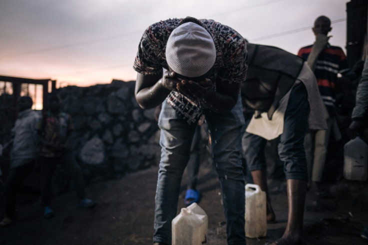 One of the biggest problems in the camp is a lack of fresh water