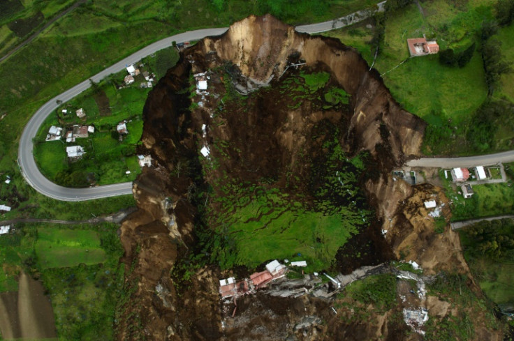 More than 60 people were missing as rescuers searched for survivors after the huge landslide in Alausi, southern Ecuador