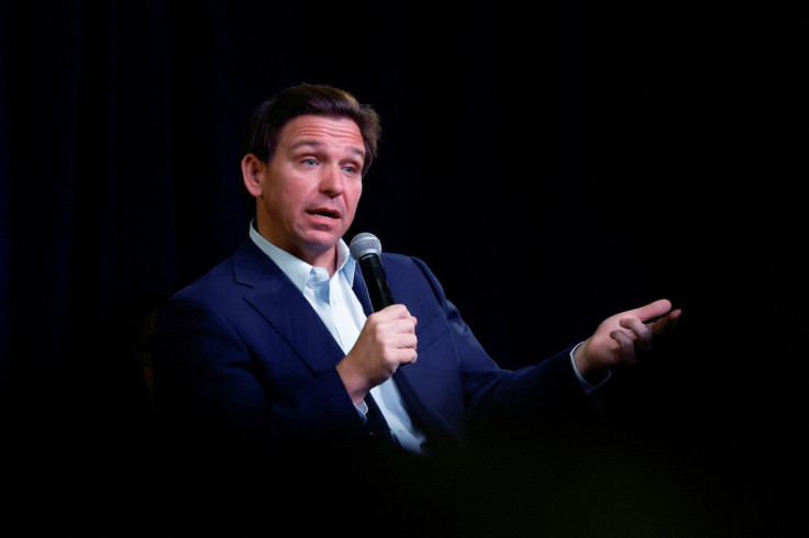 Florida Governor DeSantis makes his first trip to Iowa at a book tour stop in Davenport, Iowa