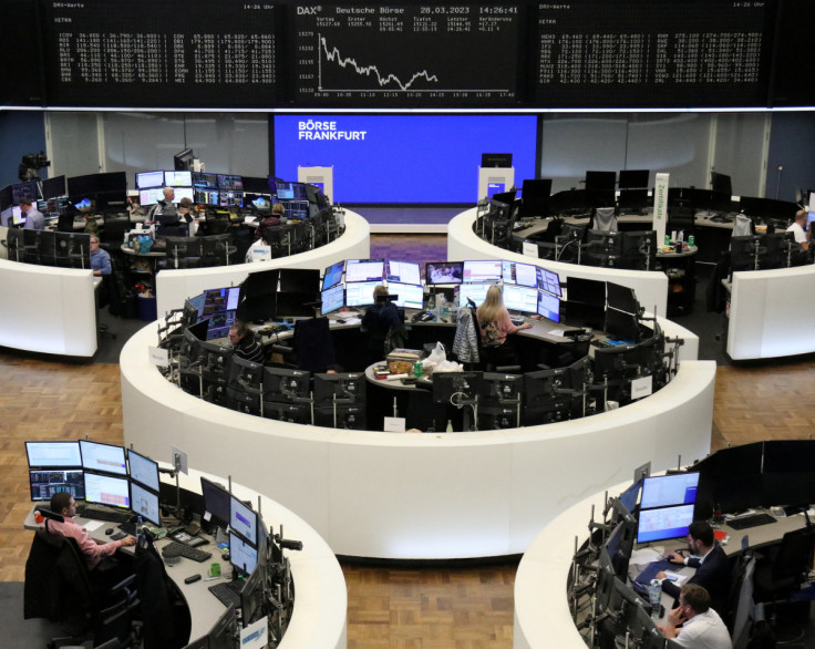 German share price index DAX graph is pictured at the stock exchange in Frankfurt