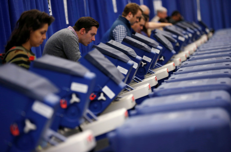 Voters cast their ballots during early voting in Chicago