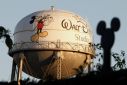 A view of the water tower at The Walt Disney Co in Burbank