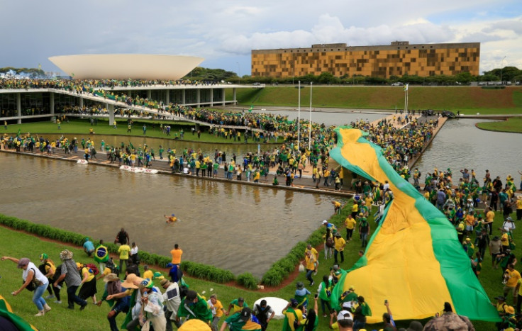 Supporters of Bolsonaro stormed congress and the presidential palace in Brasilia on January 8, 2023, declaring their refusal to accept the inauguration of leftist rival Lula