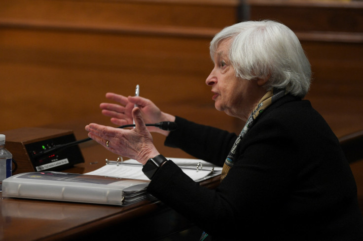 U.S. Treasury Secretary Janet Yellen testifies before Senate panel, on Capitol Hill in Washington