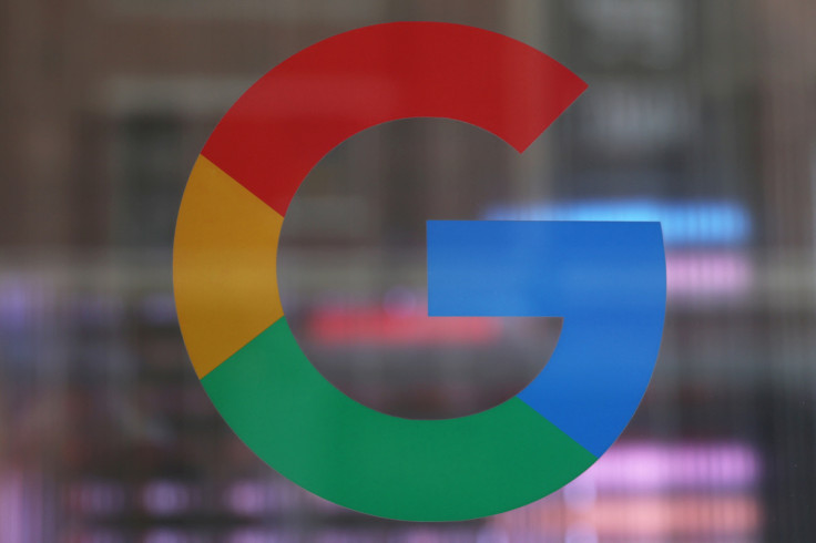 The logo of Google LLC is seen at a Google Store in New York City