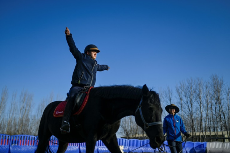 Horse riding has helped children like Victor Liu build confidence and develop their coordination skills
