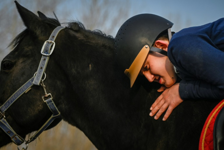 Victor has been riding horses at HOPE's centre for over eight years