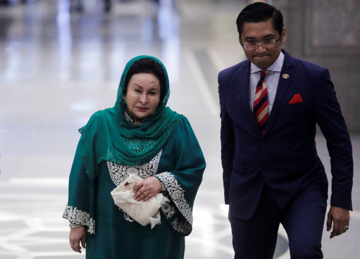 Rosmah Mansor, wife of former Malaysian Prime Minister Najib Razak, arrives at the Palace of Justice at Putrajaya
