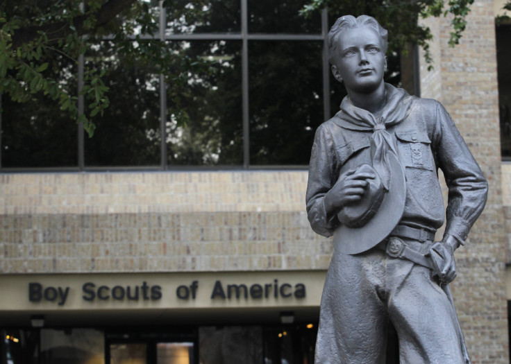 Scout statue at the Boy Scouts of America headquarters in Irving