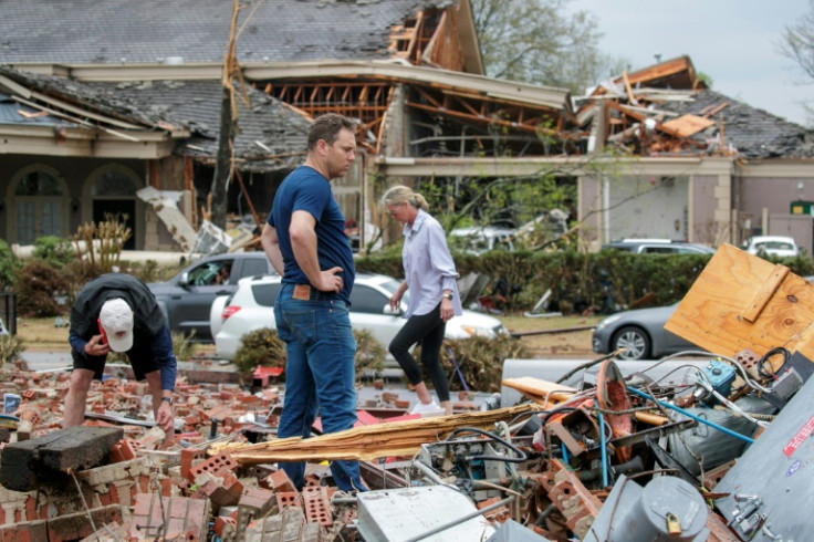 A major storm system crossing over the central United States produced a tornado which touched down in Little Rock, Arkansas on Friday, March 31, 2023