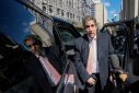 Michael Cohen, former attorney for former U.S. President Donald Trump, arrives to the New York Courthouse in New York