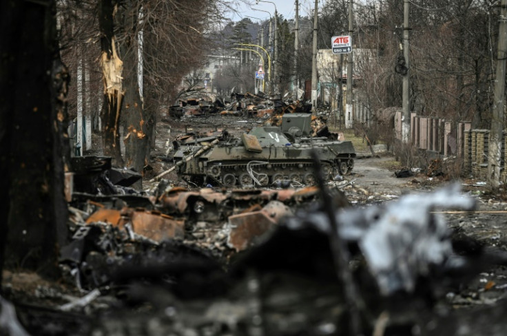 The quiet Kyiv suburb was occupied by Russian troops for more than a month last year