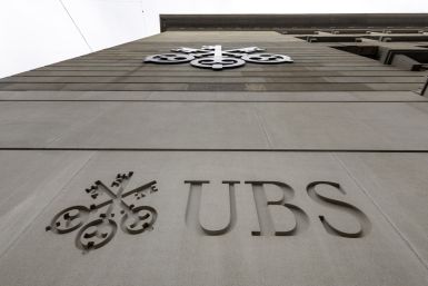 A logo of Swiss bank UBS is seen in Zurich