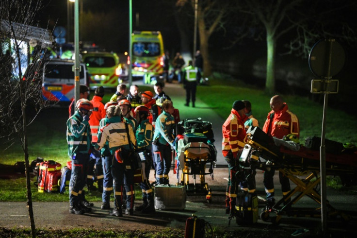 Several ambulances and a helicopter were deployed to take seriously injured passengers to hospital