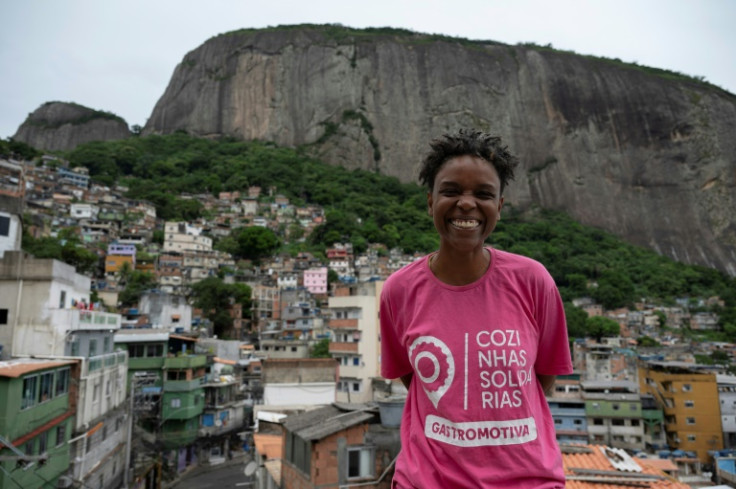 Brazilian chef Ana Lucia Costa, pictured in Rio de Janeiro's Rocinha favela