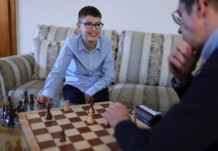 Germany's youngest national chess player Hussain Besou in Lippstadt