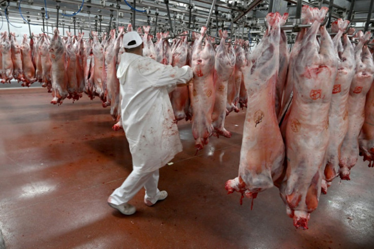 The Sisteron slaughterhouse kills around 350 lambs per hour at top speed