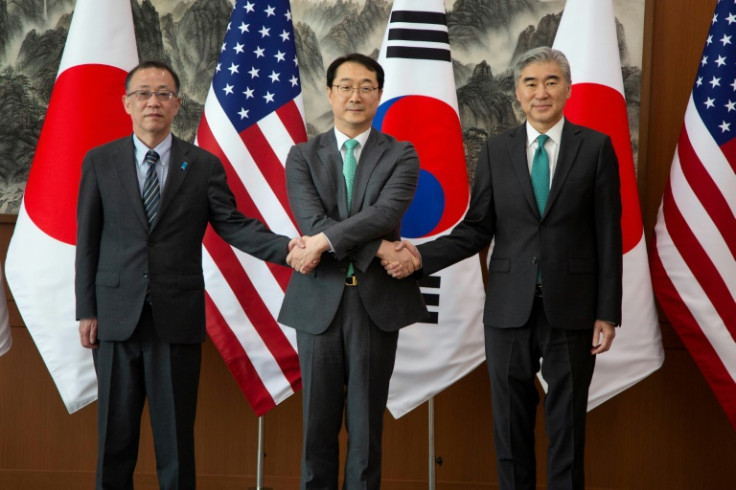 Seoul, Washington and Tokyo on Friday urged UN member states to repatriate North Koreans working overseas