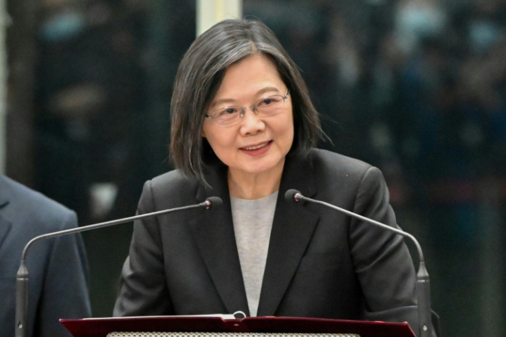 Taiwan's President Tsai Ing-wen condemned the military drills on Monday, hours after China said they had been completed