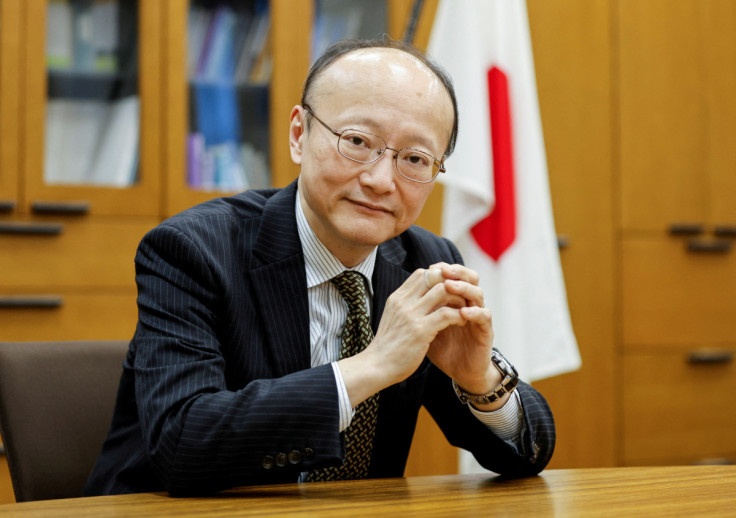 Japan's vice minister of finance for international affairs, Masato Kanda, poses for a photograph during an interview with Reuters at the Finance Ministry in Tokyo