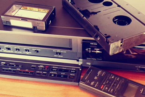 VCR, Video Tapes, Remote, Old School, Media,Casette