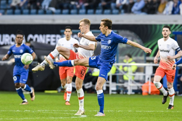 West Ham drew 1-1 with Gent in Belgium in their Europa Conference League quarter-final first leg