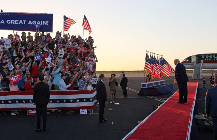 Former U.S. President Trump holds a campaign rally in Waco, Texas