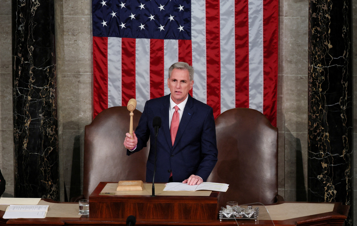 Republican US House Speaker McCarthy To Pitch Spending Cuts On Wall