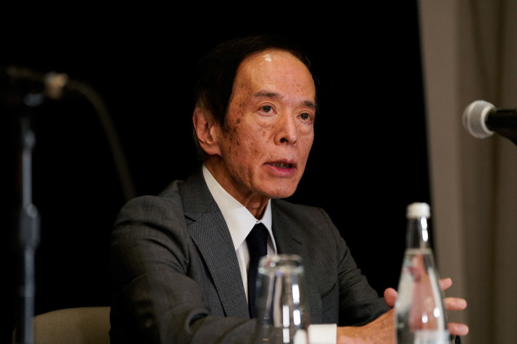 Japan’s Finance Minister Shunichi Suzuki and Bank of Japan Governor Kazuo Ueda in Washington