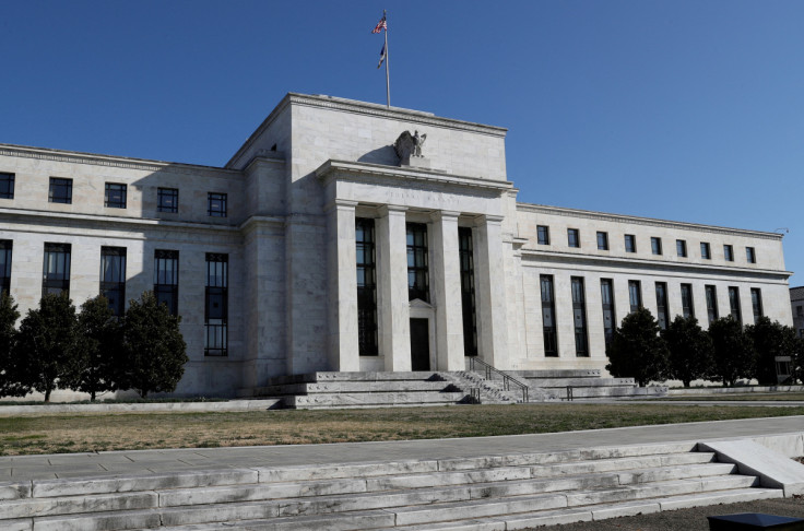 Federal Reserve Board building on Constitution Avenue is pictured in Washington