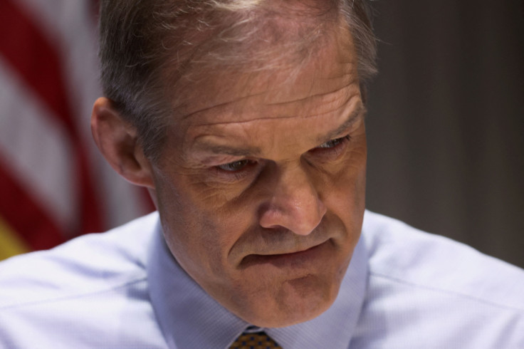 U.S. Representative Jim Jordan during a Congressional hearing to examine Manhattan DA Bragg's policies
