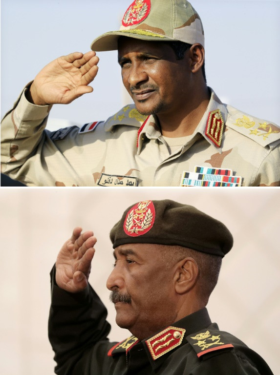 The fighting pits the forces of Sudan's army chief Abdel Fattah al-Burhan and his deputy, Mohamed Hamdan Daglo, who commands the paramilitary Rapid Support Forces (RSF), against each other