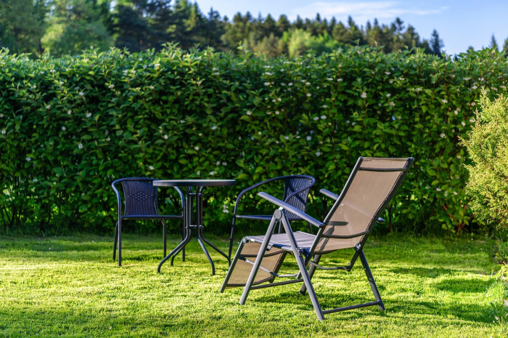 Lawn with chairs