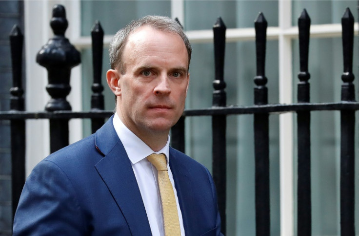 Dominic Raab deputised for prime minister Boris Johson when the latter was battling Covid in hospital in 2020