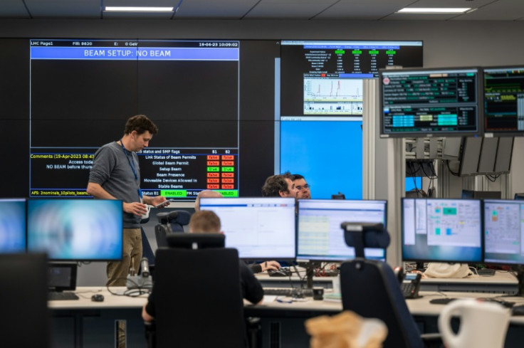 The control centre at the European Organization for the Future Circular Collider (FCC) particle smasher in Geneva