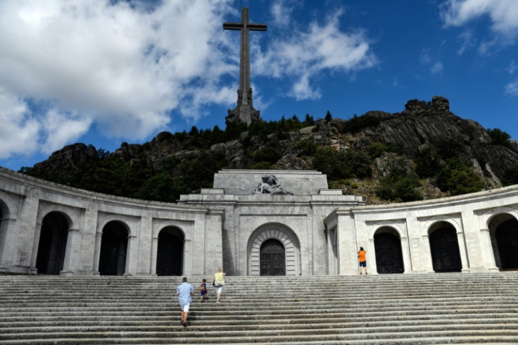 The vast hillside mausoleum was built after the civil war by Franco's regime -- in part by the forced labour of 20,000 political prisoners