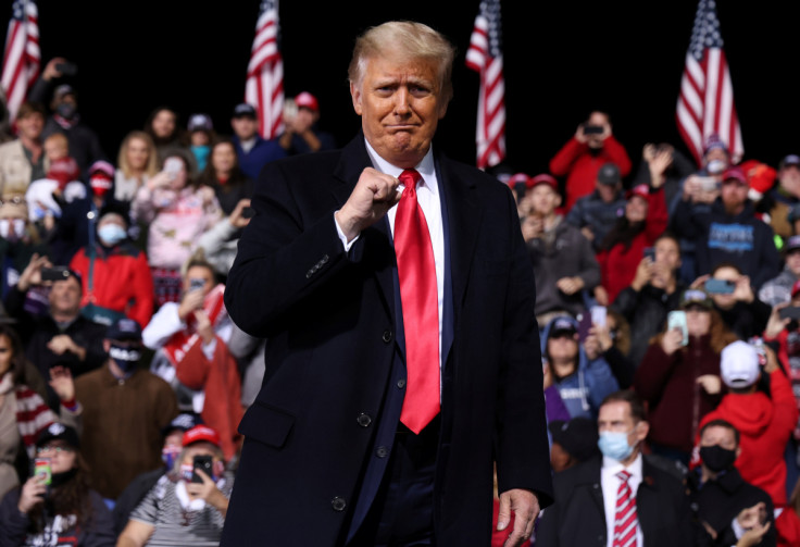 U.S. President Trump campaigns for Republican U.S. senators Perdue and Loeffler during a rally in Valdosta, Georgia