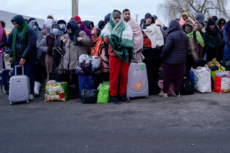 Refugees arrive in Poland, fleeing Russian invasion in Ukraine