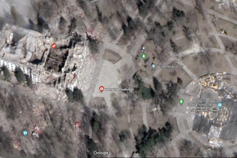 Google Maps Mariupol, Ukraine