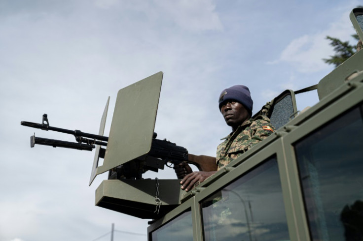 Ugandan troops in the East African Community (EAC) force in eastern DR Congo