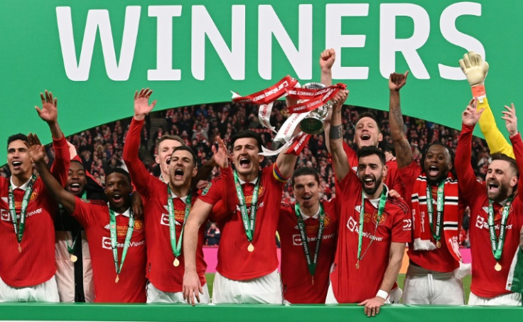 Manchester United ended a six-year wait to win a trophy by lifting the League Cup in February