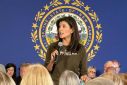 Republican presidential hopeful Nikki Haley says being underestimated her whole life has made her "scrappy"