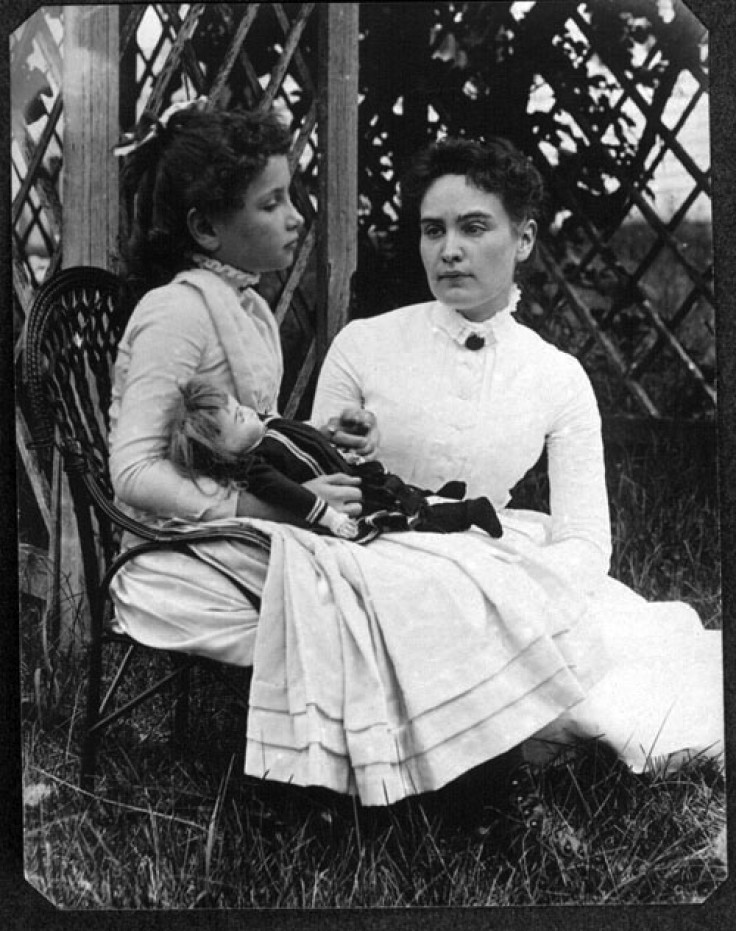 Anne Sullivan with student Helen Keller