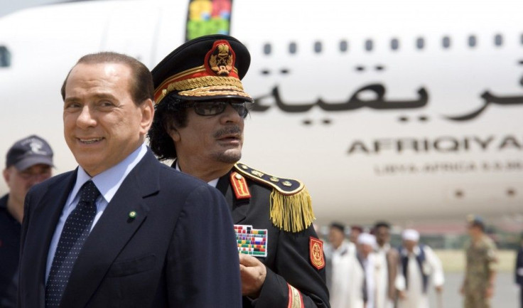 Gaddafi and Silvio