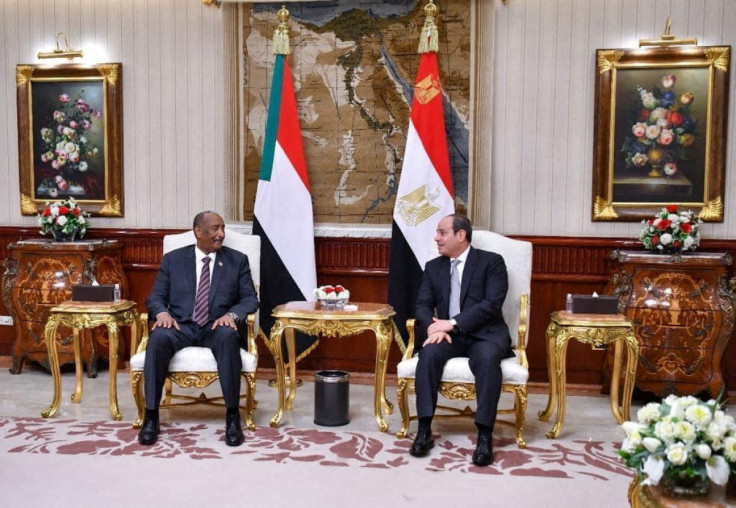 Egyptian President Abdel Fattah al-Sisi meets Sudan's Sovereign Council Chief General Abdel Fattah Al-Burhan, in Cairo
