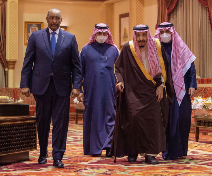 Sudan's Sovereign Council Chief General Abdel Fattah al-Burham in Riyadh