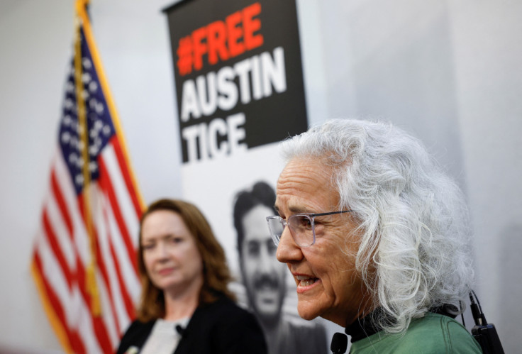 Tice, mother of journalist who disappeared while reporting in Syria in 2012, holds news conference in Washington